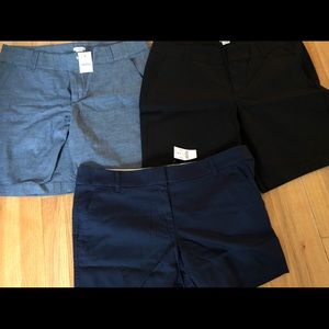 3 Pairs of J. Crew Factory Shorts
